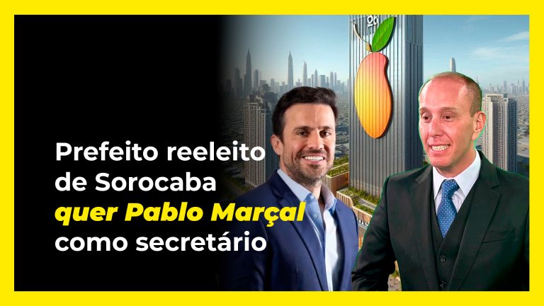 Prefeito Rodrigo Manga convida Pablo Marçal para secretariado em Sorocaba